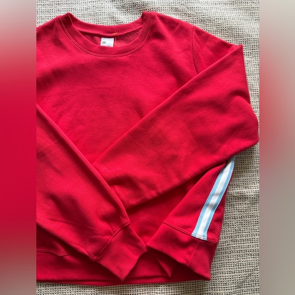 all in motion Tops - all in motion red fleece crew neck sweatshirt